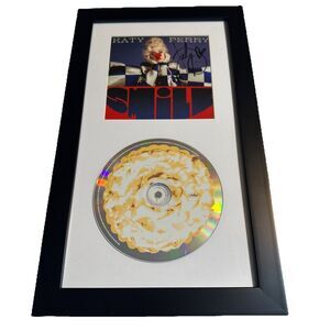Katy Perry Signed Framed Smile CD Autographed Pop Music Collectible Display 13”